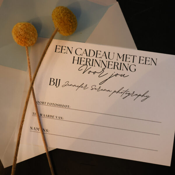 Tegoedbon Jennifer Serena Photography